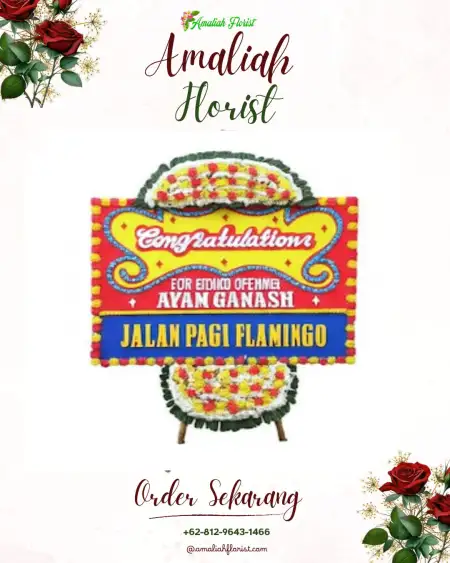 Sewa Papan Bunga Koncer Darul Aman